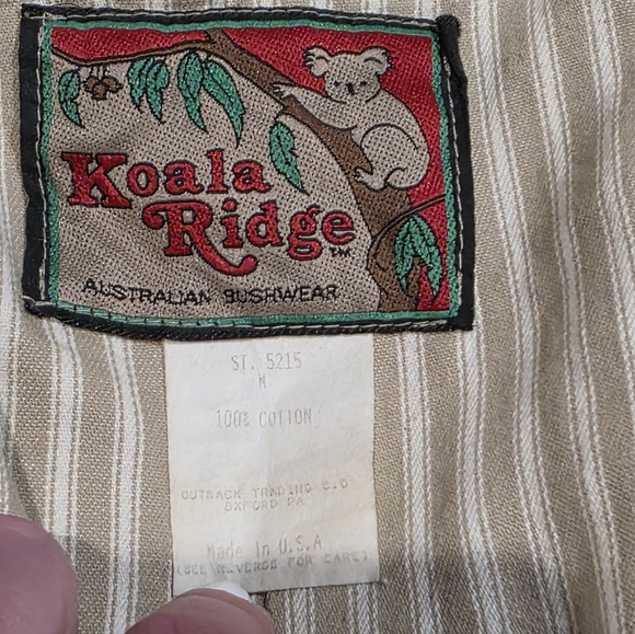 Vtg Austrailian Outback Trading Co. Western Duster Size Medium - Picture 9 of 10